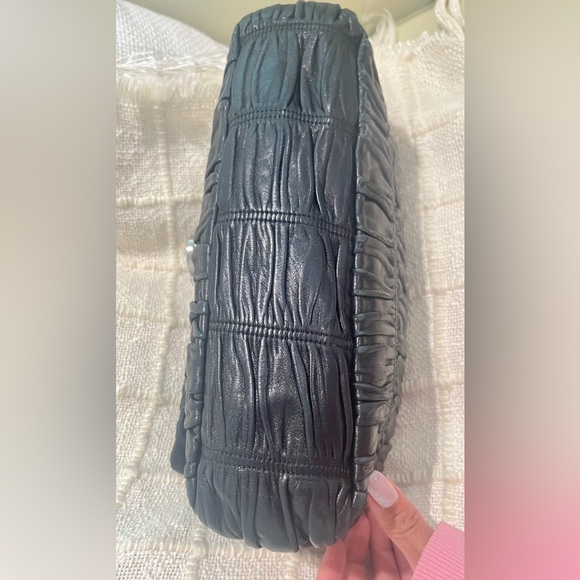 Authentic PRADA Gaufre leather Double Chain bag - Picture 10 of 16